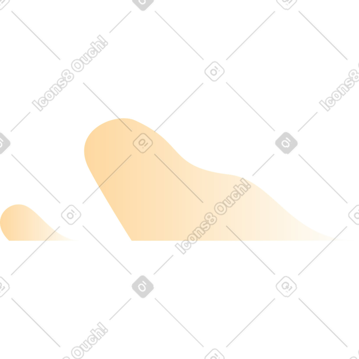 Ilustração de Mountains shape em no estilo Marginalia para baixar em PNG, SVG