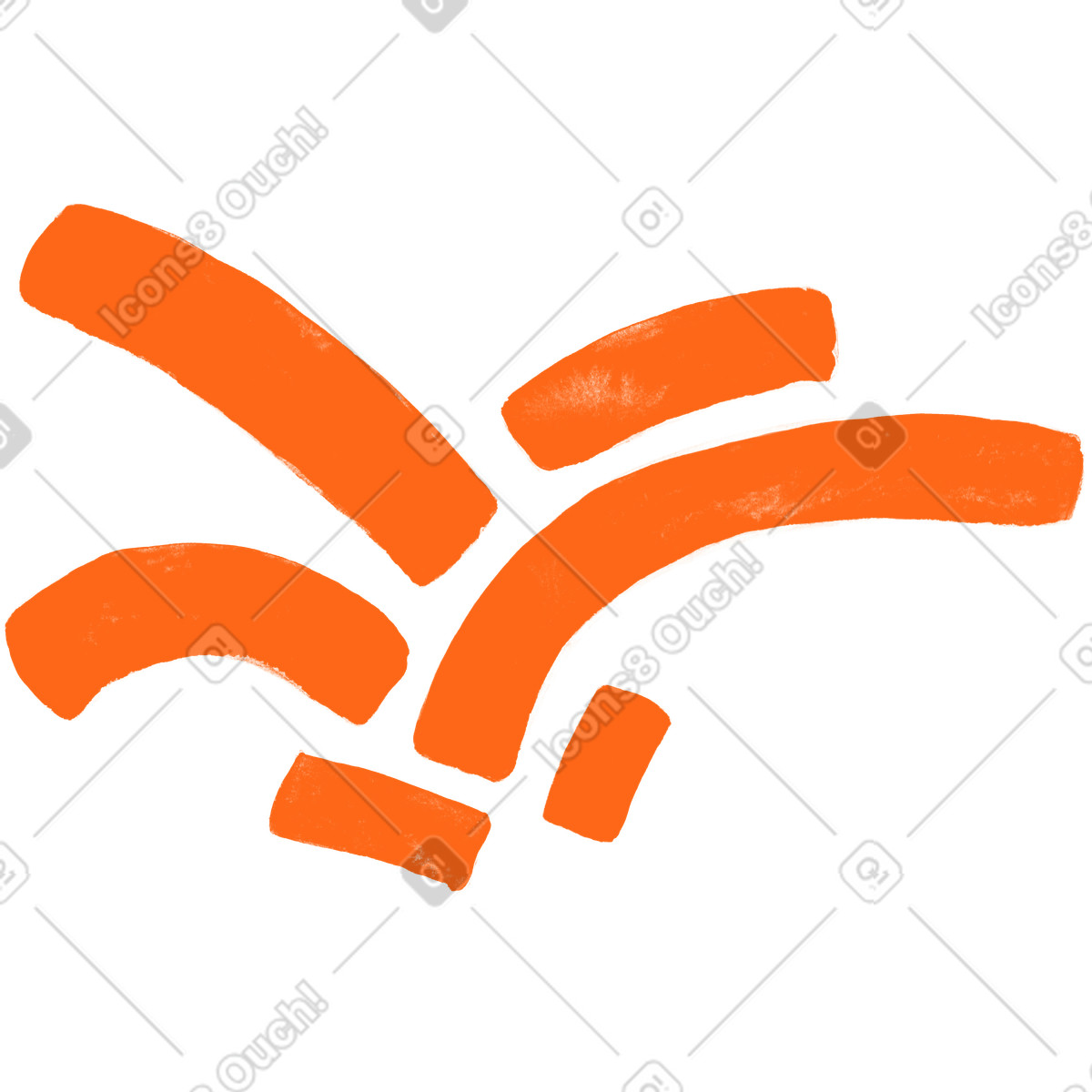Ilustração de Fogo artifício em no estilo Inky para baixar em PNG, SVG