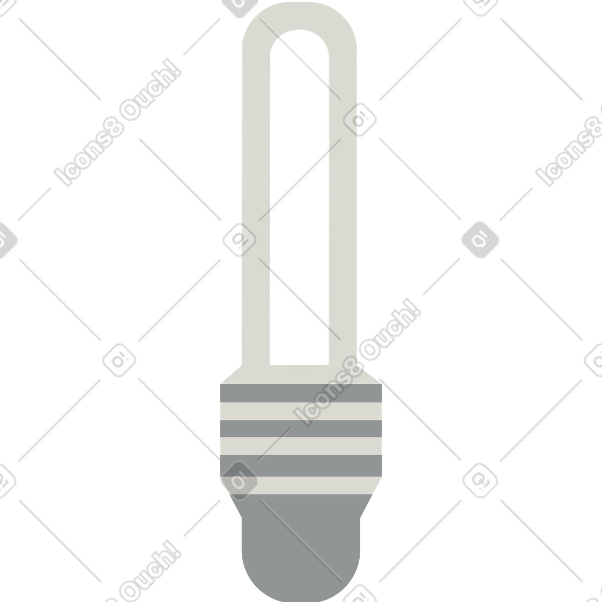 Burgundy スタイルの 省エネ電球 のイラストをPNG、SVG形式でダウンロード