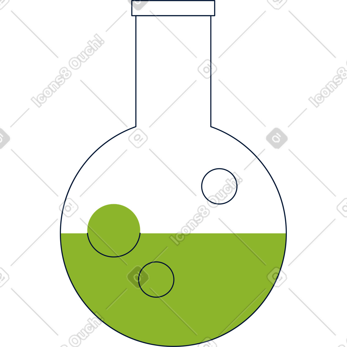 Illustration Tube rond dans le style Cubes à télécharger aux formats PNG, SVG
