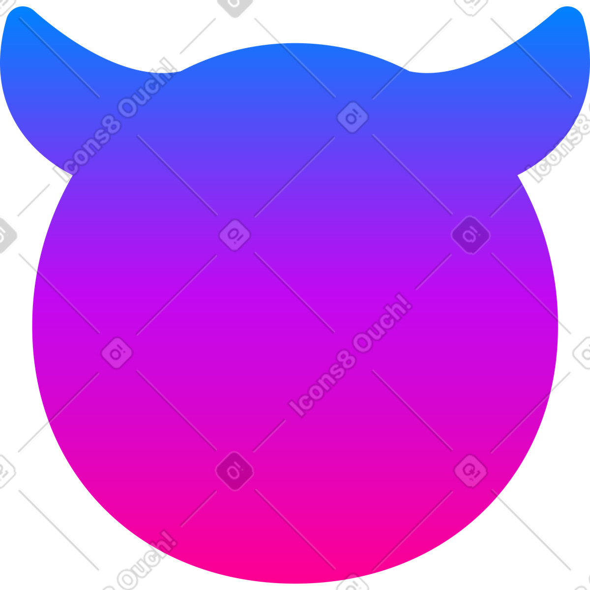 Ilustração de Devil em no estilo Vibrant para baixar em PNG, SVG