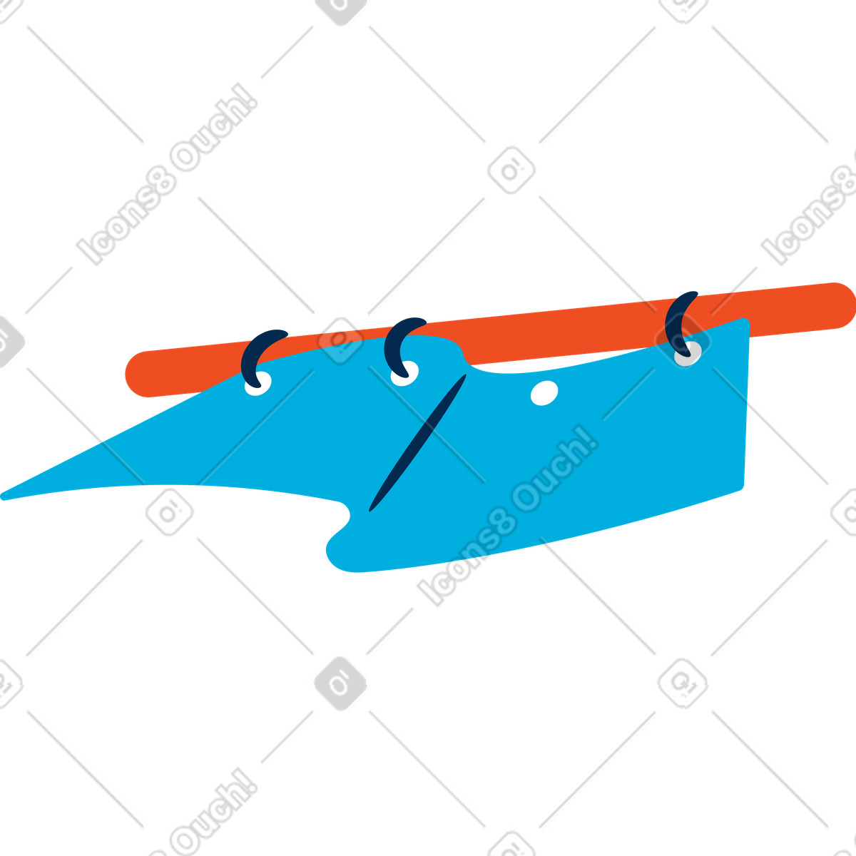 Le tende illustrazione in stile Flame scarica in PNG, SVG
