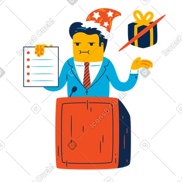 No Christmas gifts for bad kids! PNG, SVG