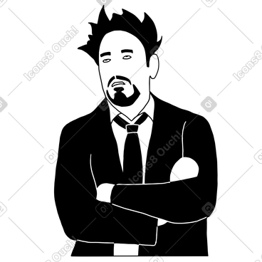 뭔가에 대해 짜증이 나서 눈을 굴리는 남자 PNG, SVG