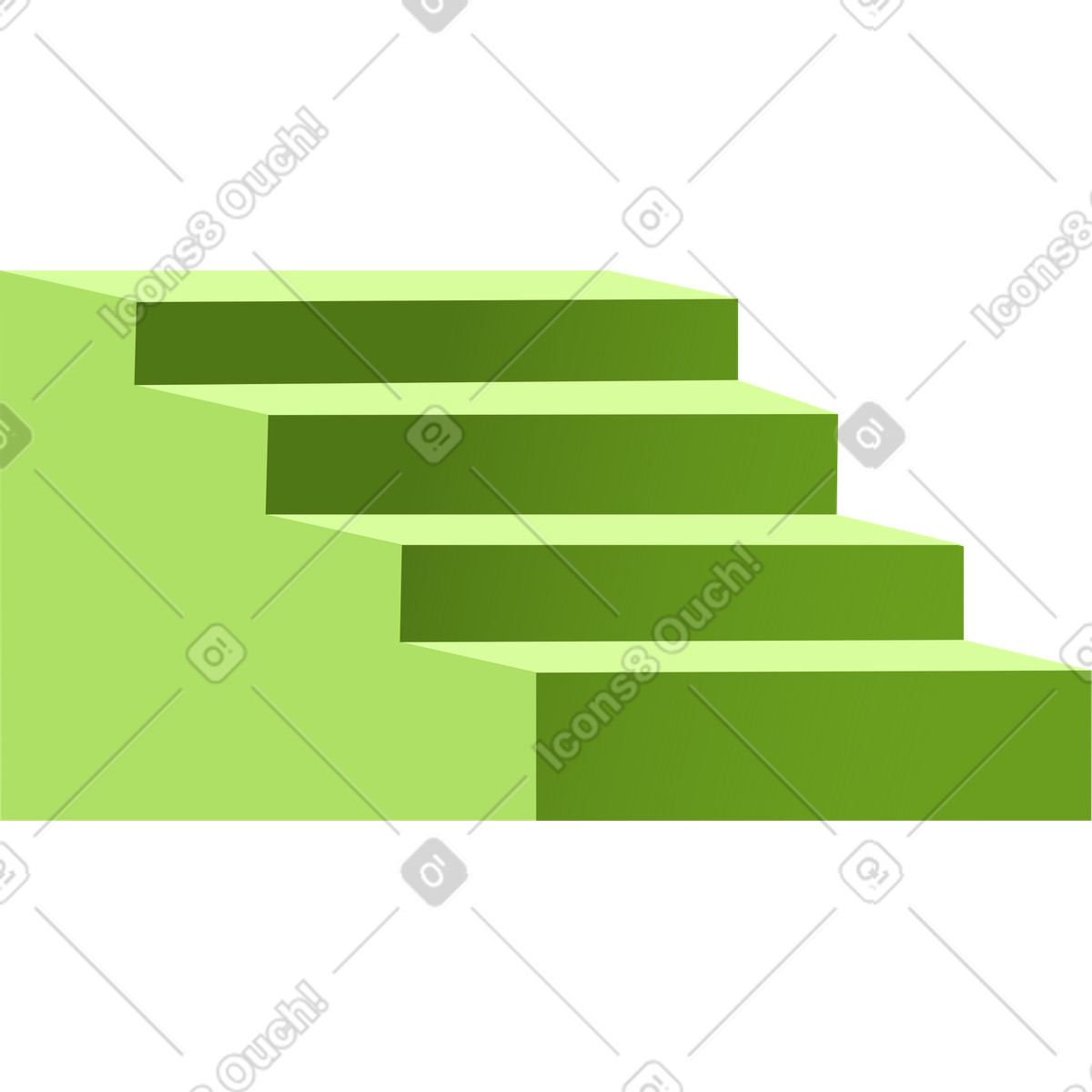 Ilustração de Escadaria em no estilo Levels para baixar em PNG, SVG