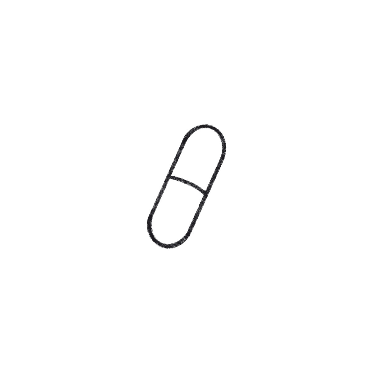 Bonbon Line 스타일의 Two part pills 일러스트레이션 PNG, SVG 다운로드