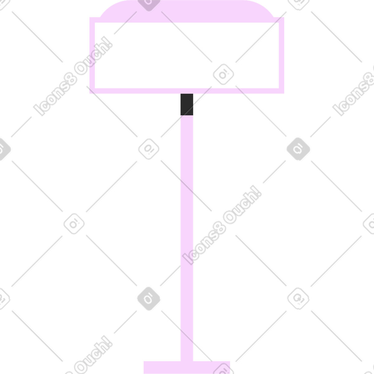 Ilustración Silla de bar en estilo Marginalia a descargar en PNG y SVG