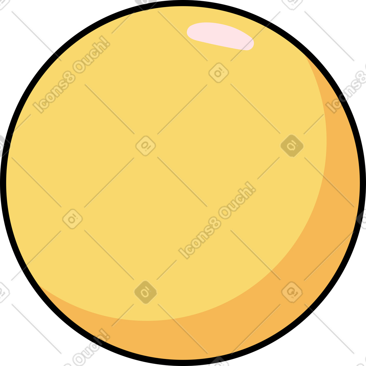 Ilustración Botón redondo en estilo Surr a descargar en PNG y SVG