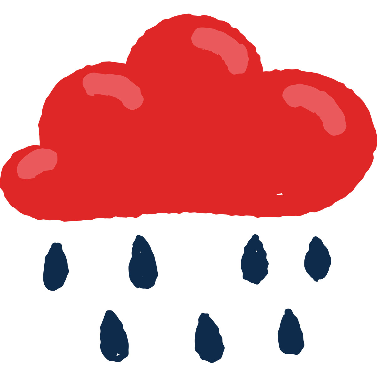 Cherry 스타일의 Cloud 일러스트레이션 PNG, SVG 다운로드
