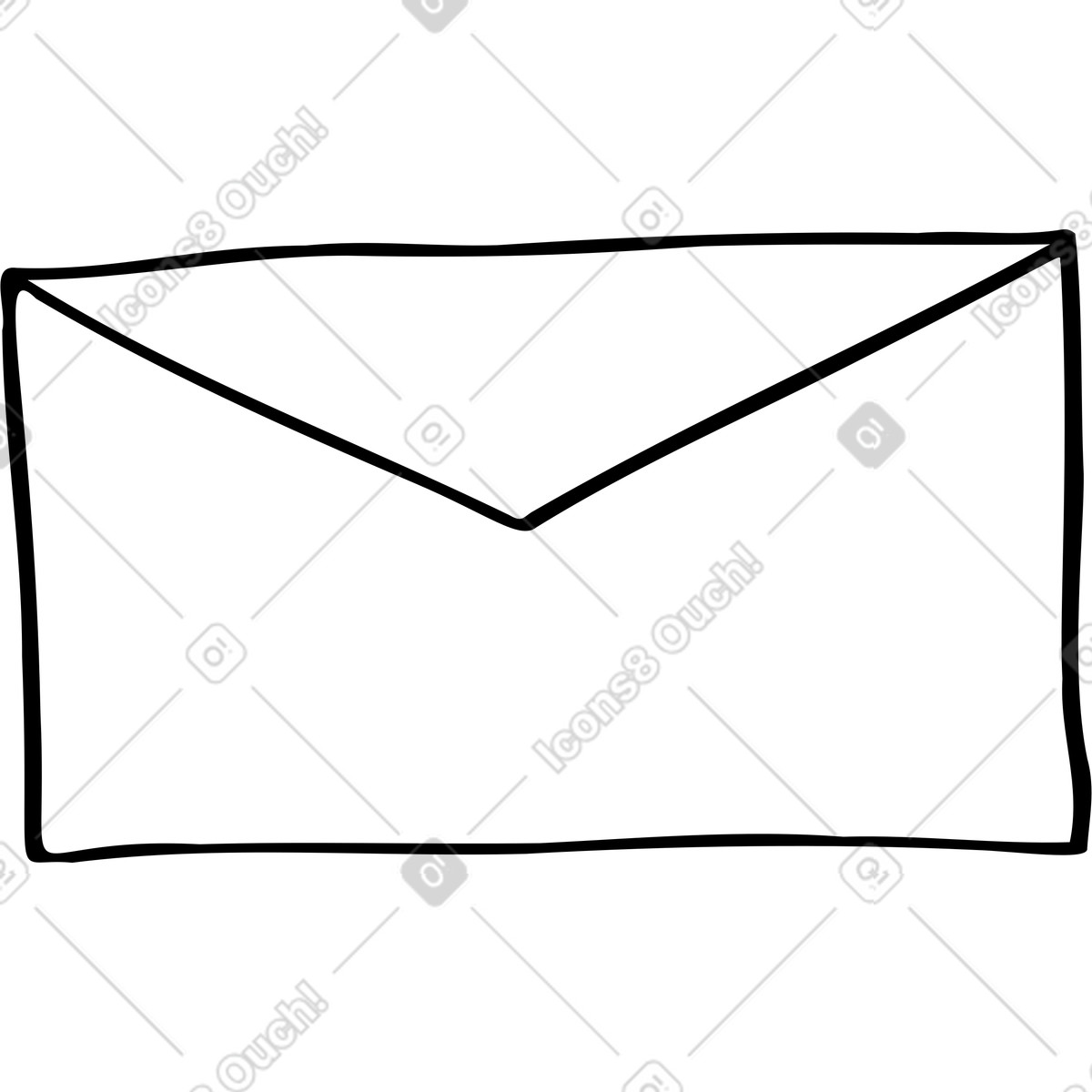 Brief-Illustration im Marks-Stil als Download in PNG, SVG