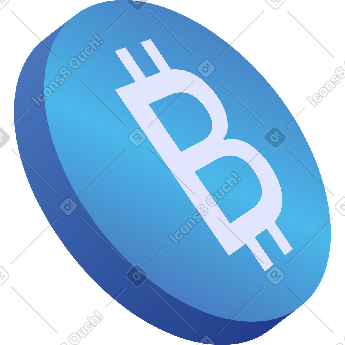 下载 Quantum 风格的 Bitcoin 插画，支持 PNG、SVG 格式