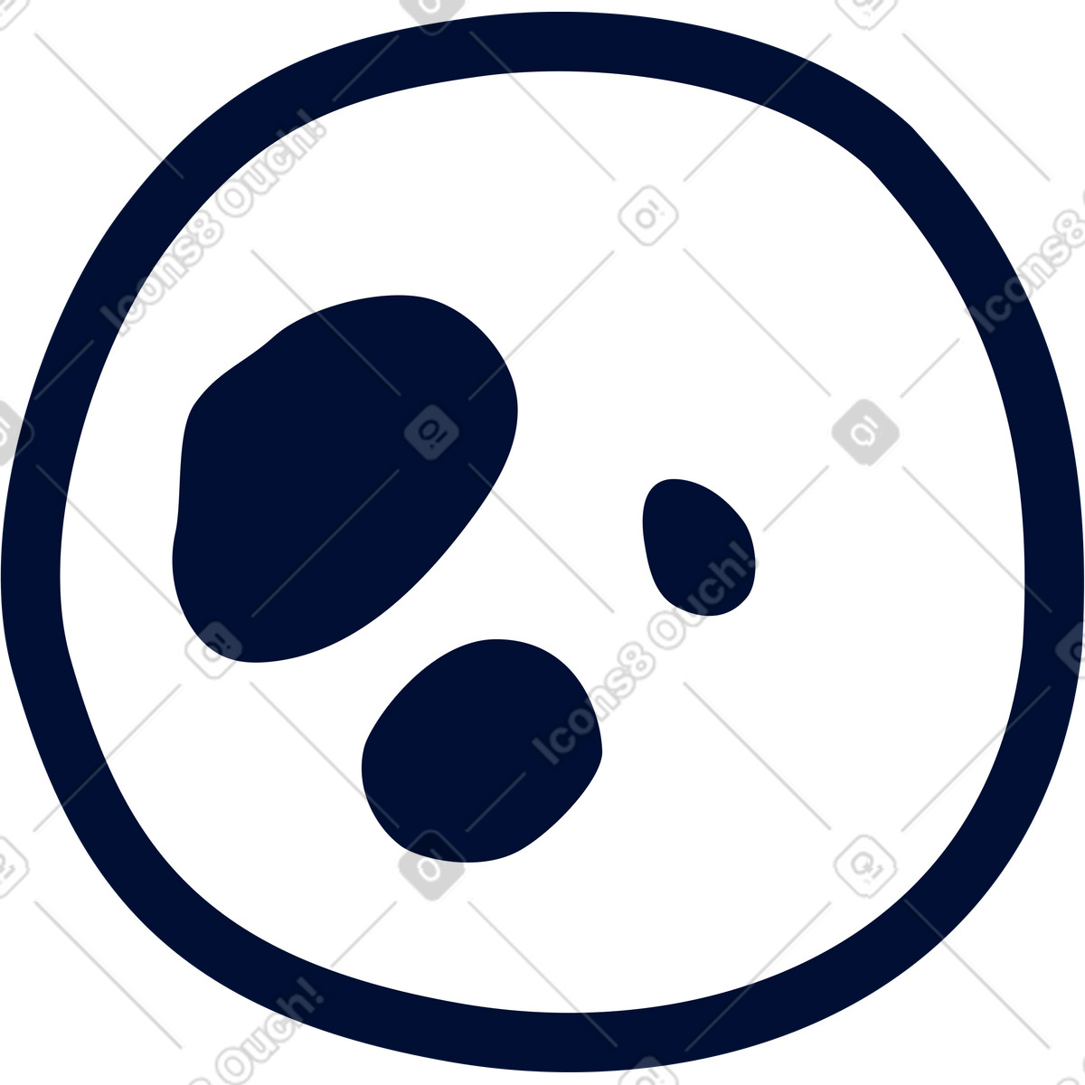 Blink スタイルの Moon のイラストをPNG、SVG形式でダウンロード