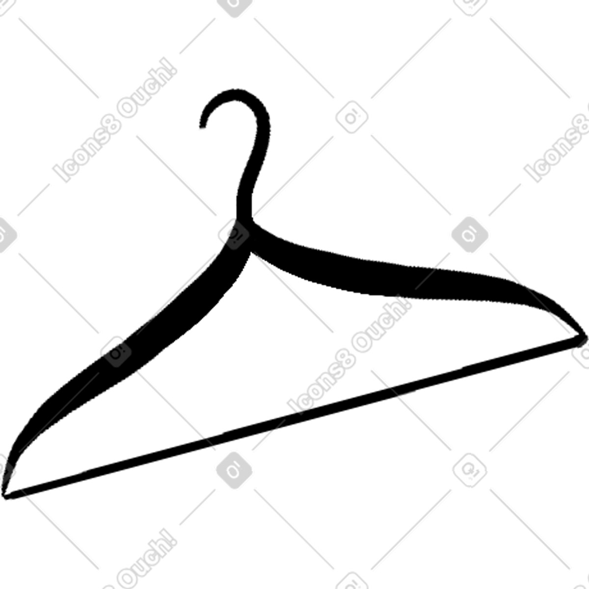 Hanger illustration in Fabulous style download in PNG, SVG