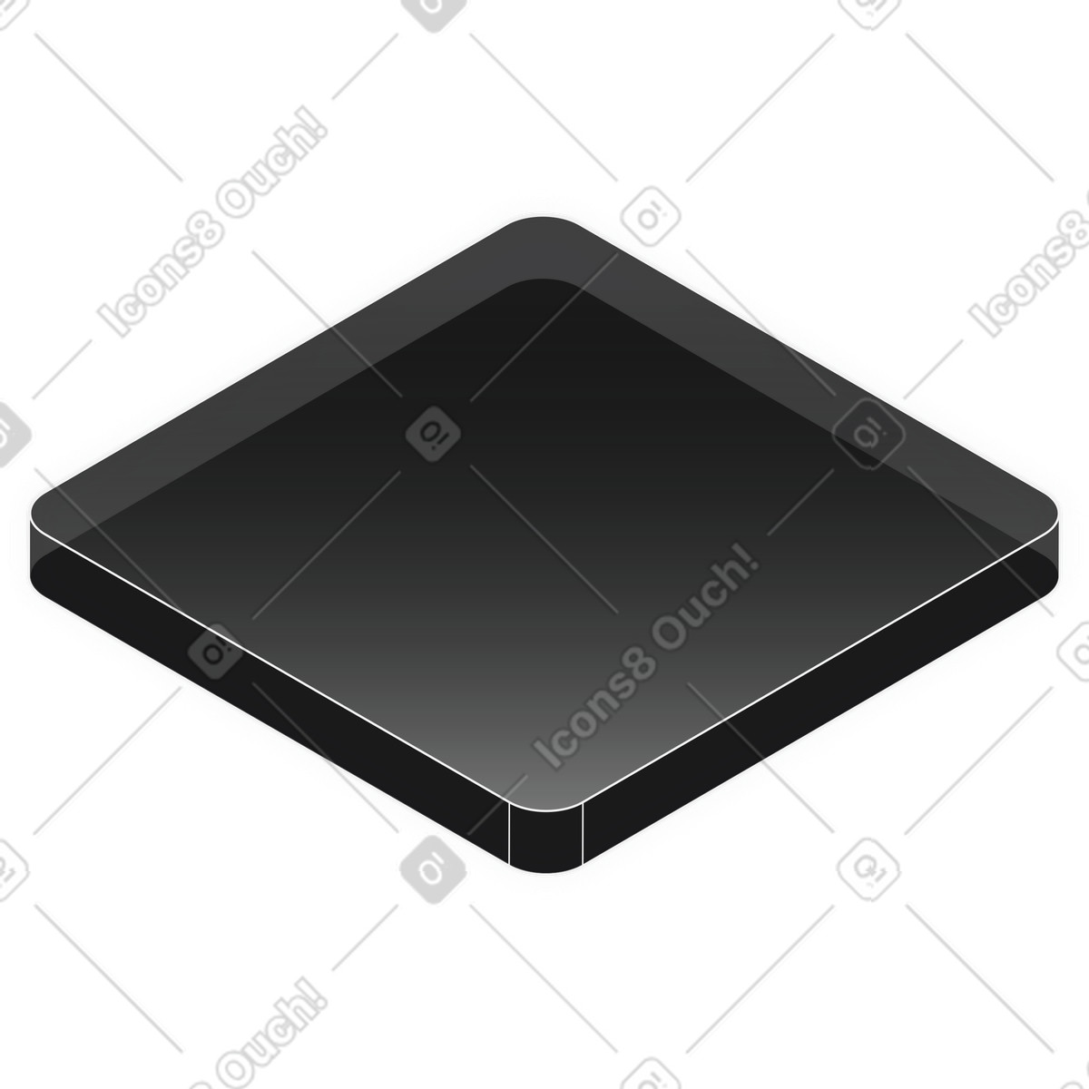 Ilustração de Base da plataforma em no estilo Inverse para baixar em PNG, SVG