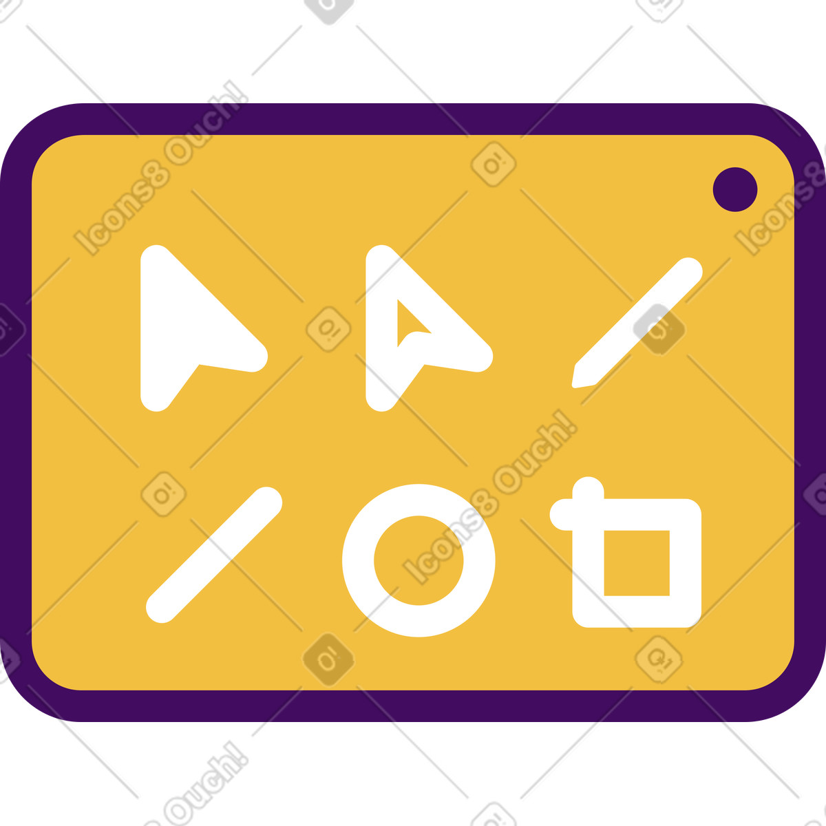Toolbar illustration in Simplistic style download in PNG, SVG