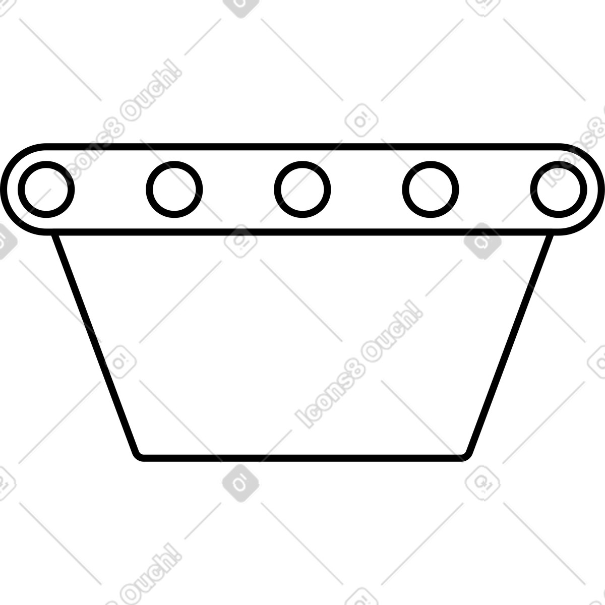 Ilustración Entrega del transportador en estilo Transistor a descargar en PNG y SVG