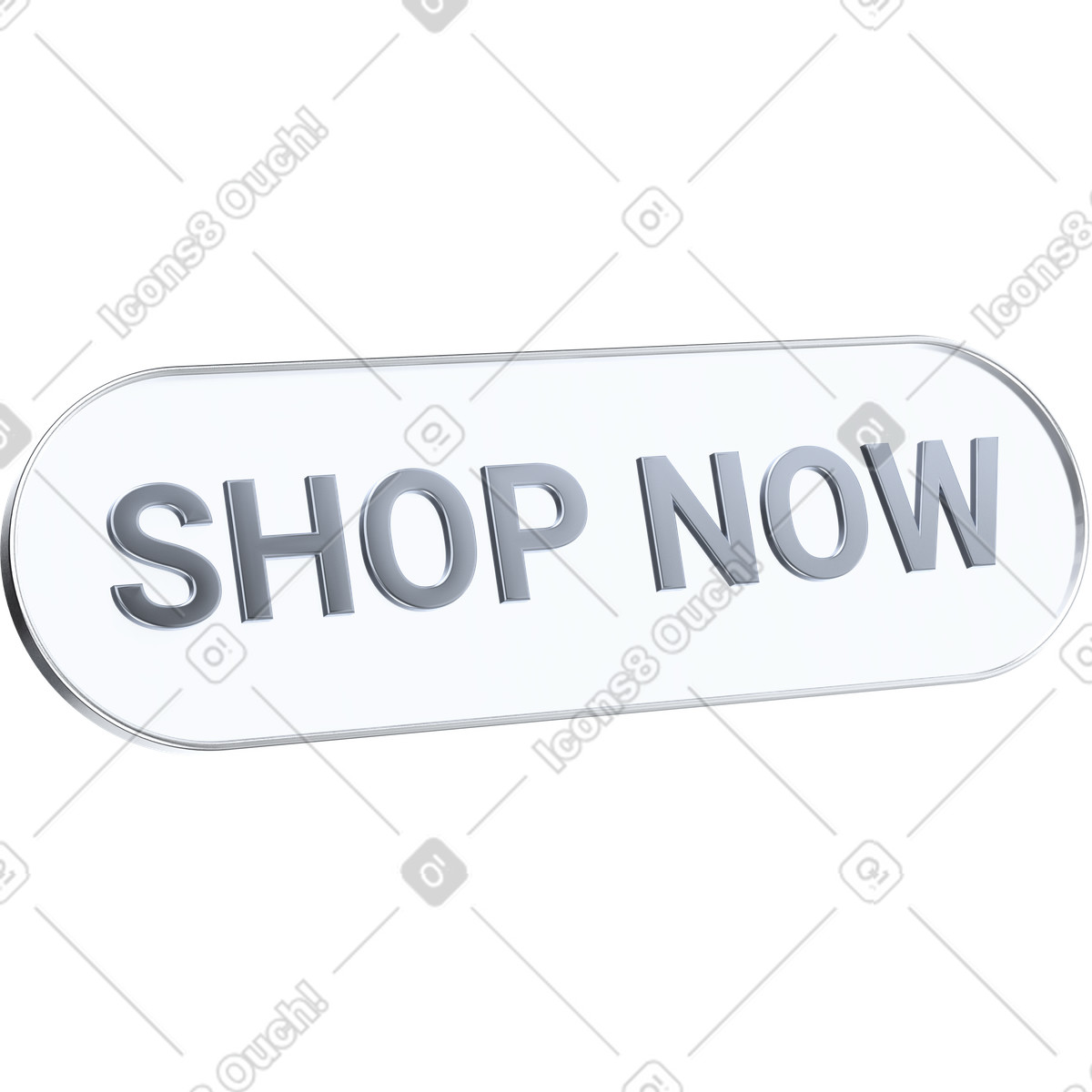 3D Pro スタイルの Button shop now call to action for online storefronts のイラストをPNG、SVG形式でダウンロード