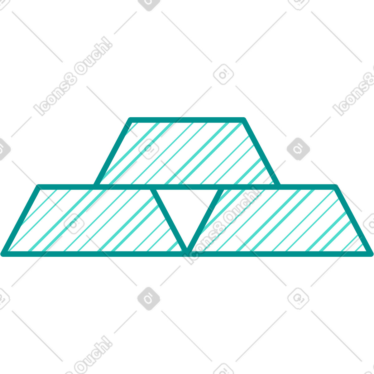 下载 Natty 风格的 金条 插画，支持 PNG、SVG 格式