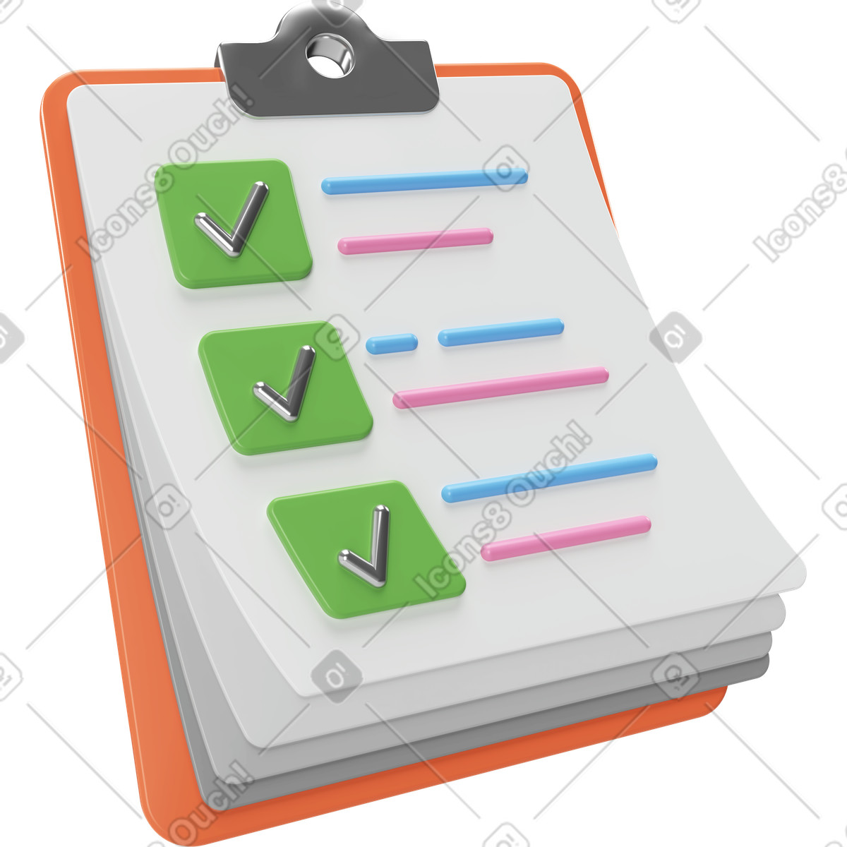 Test sheet illustration in PNG, SVG
