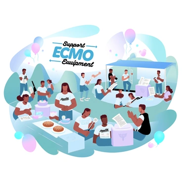 A community fundraising event to support ECMO equipment acquisitions