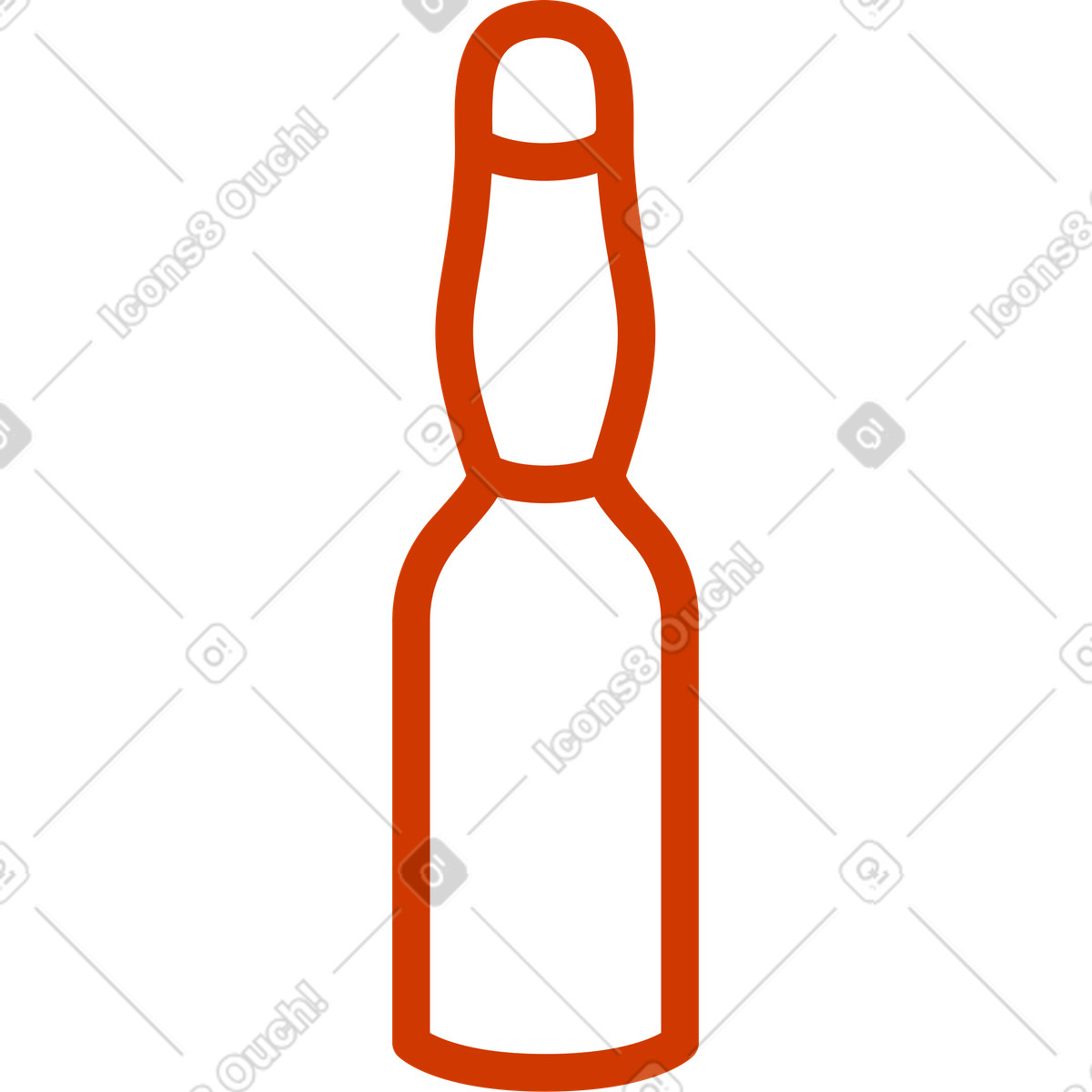 Lampadina illustrazione in stile Natty scarica in PNG, SVG