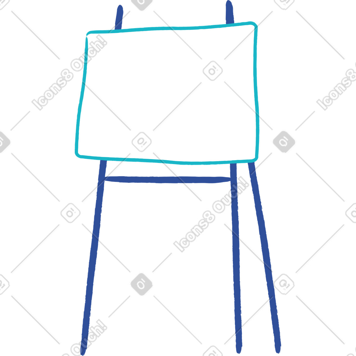 Lime スタイルの イーゼル のイラストをPNG、SVG形式でダウンロード