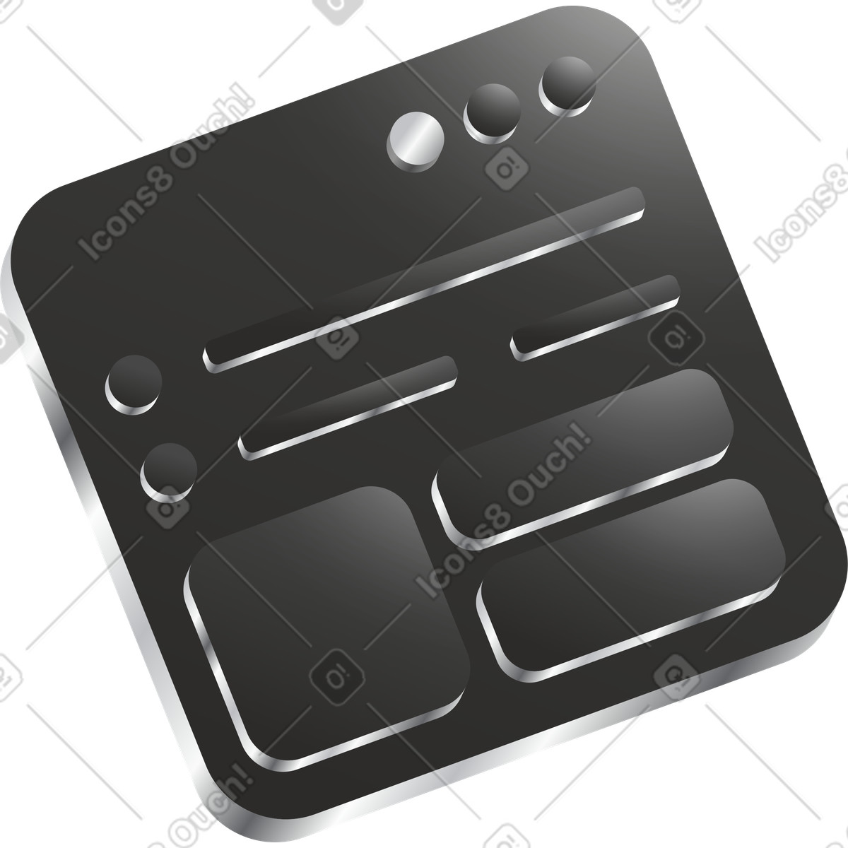 Dashbord illustrazione in stile Token scarica in PNG, SVG