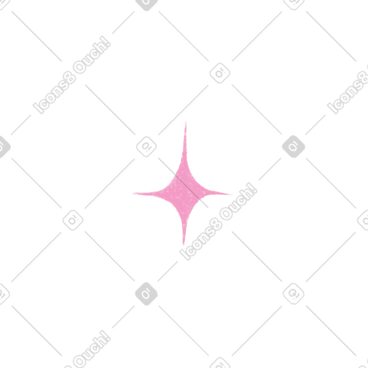 Illustration Little pink star dans le style Tutti à télécharger aux formats PNG, SVG