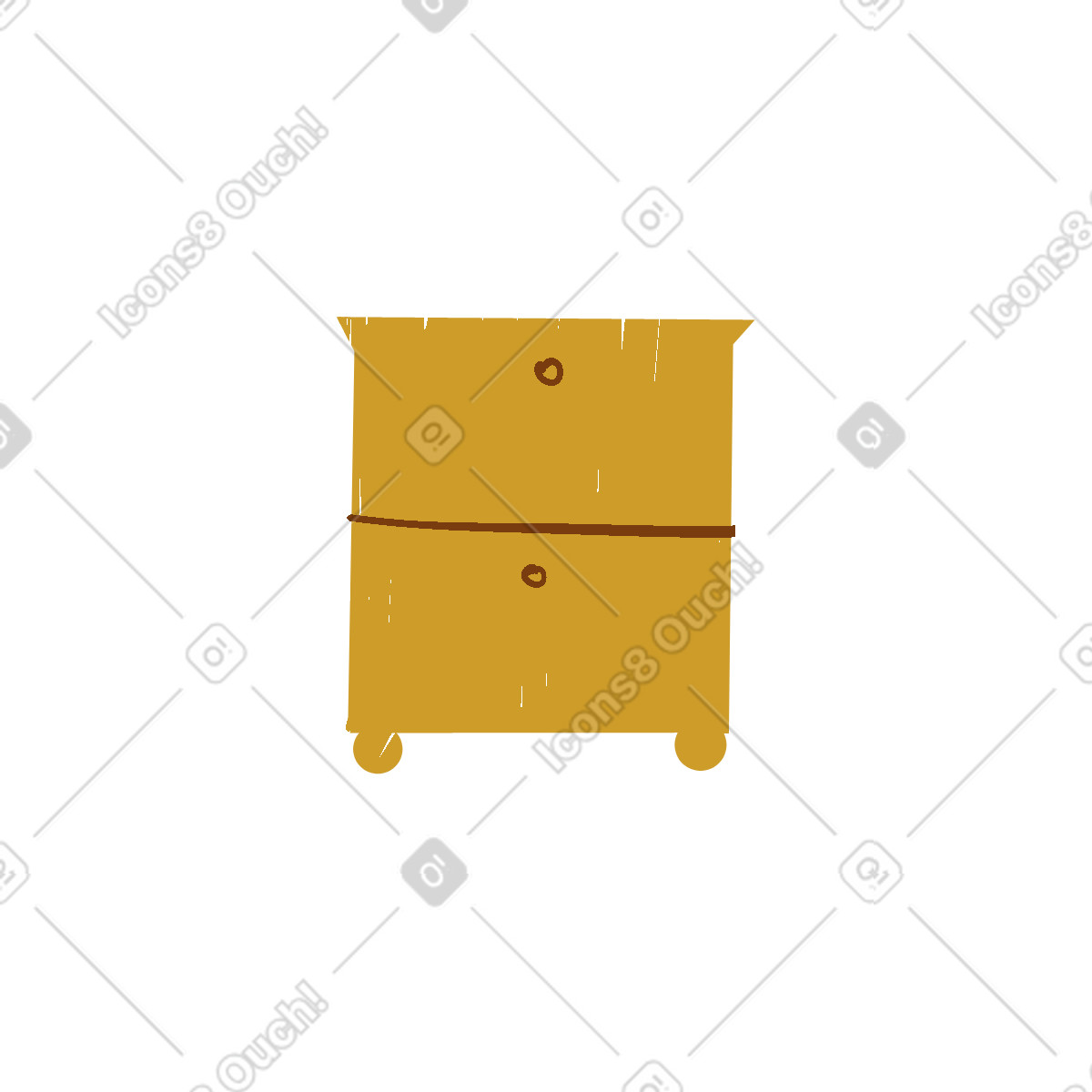 Illustration Dresser dans le style Sleepy à télécharger aux formats PNG, SVG