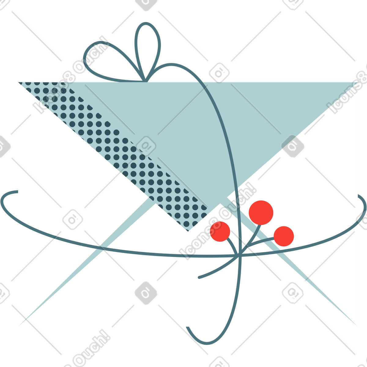 Ilustração de Carta envelope em no estilo Nordic para baixar em PNG, SVG