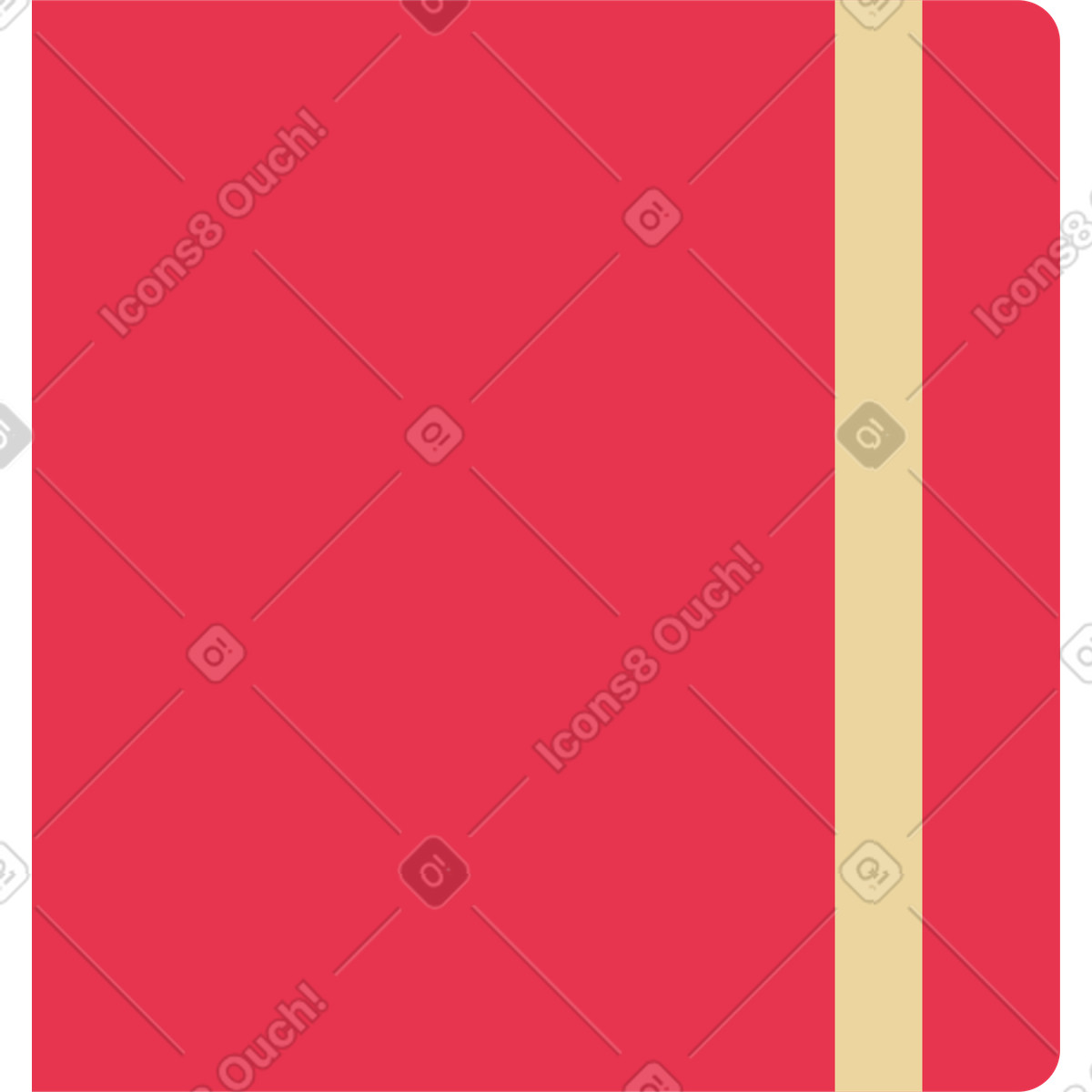 Catchy スタイルの Notebook のイラストをPNG、SVG形式でダウンロード