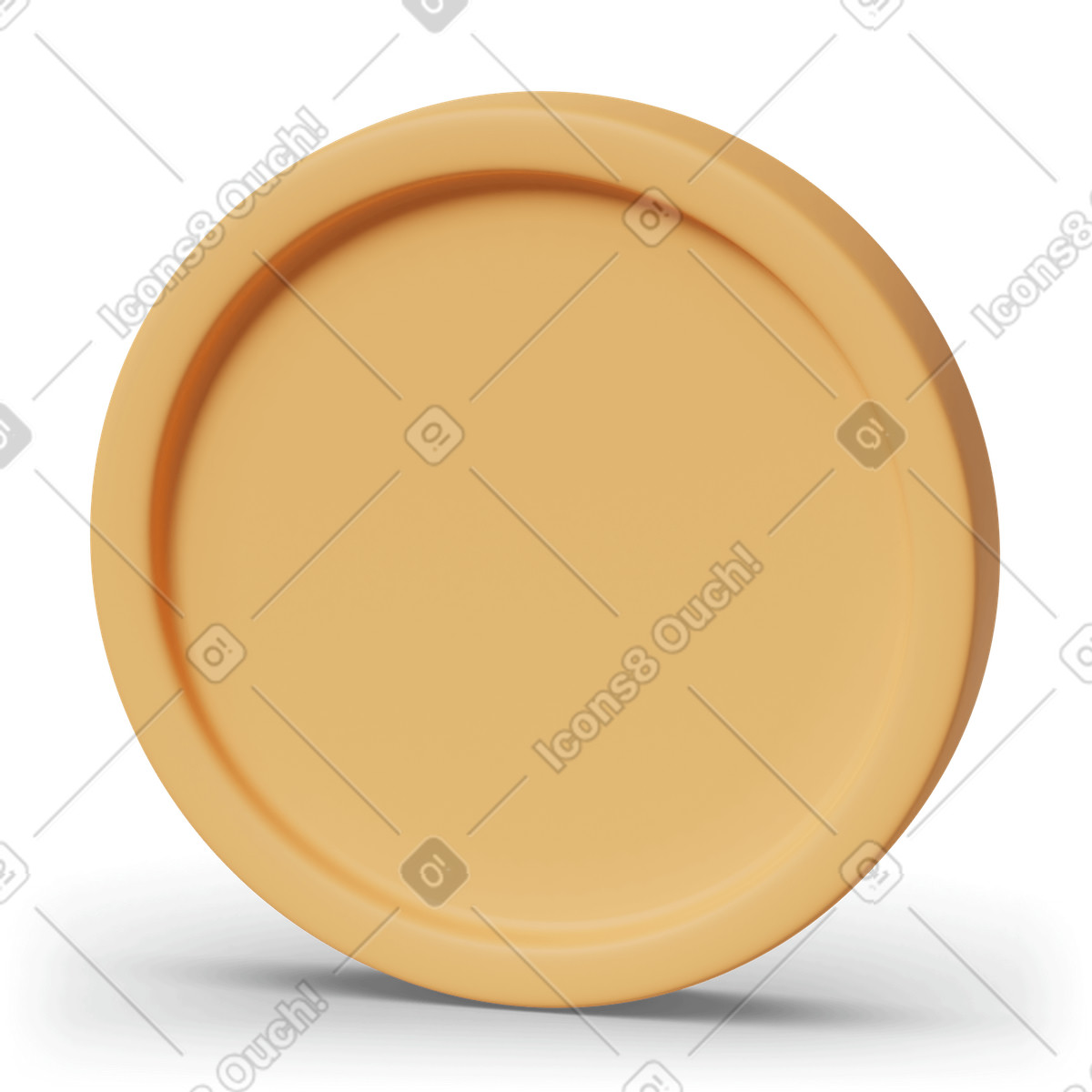 下载 3D Casual life 风格的 Coin 插画，支持 PNG、SVG 格式