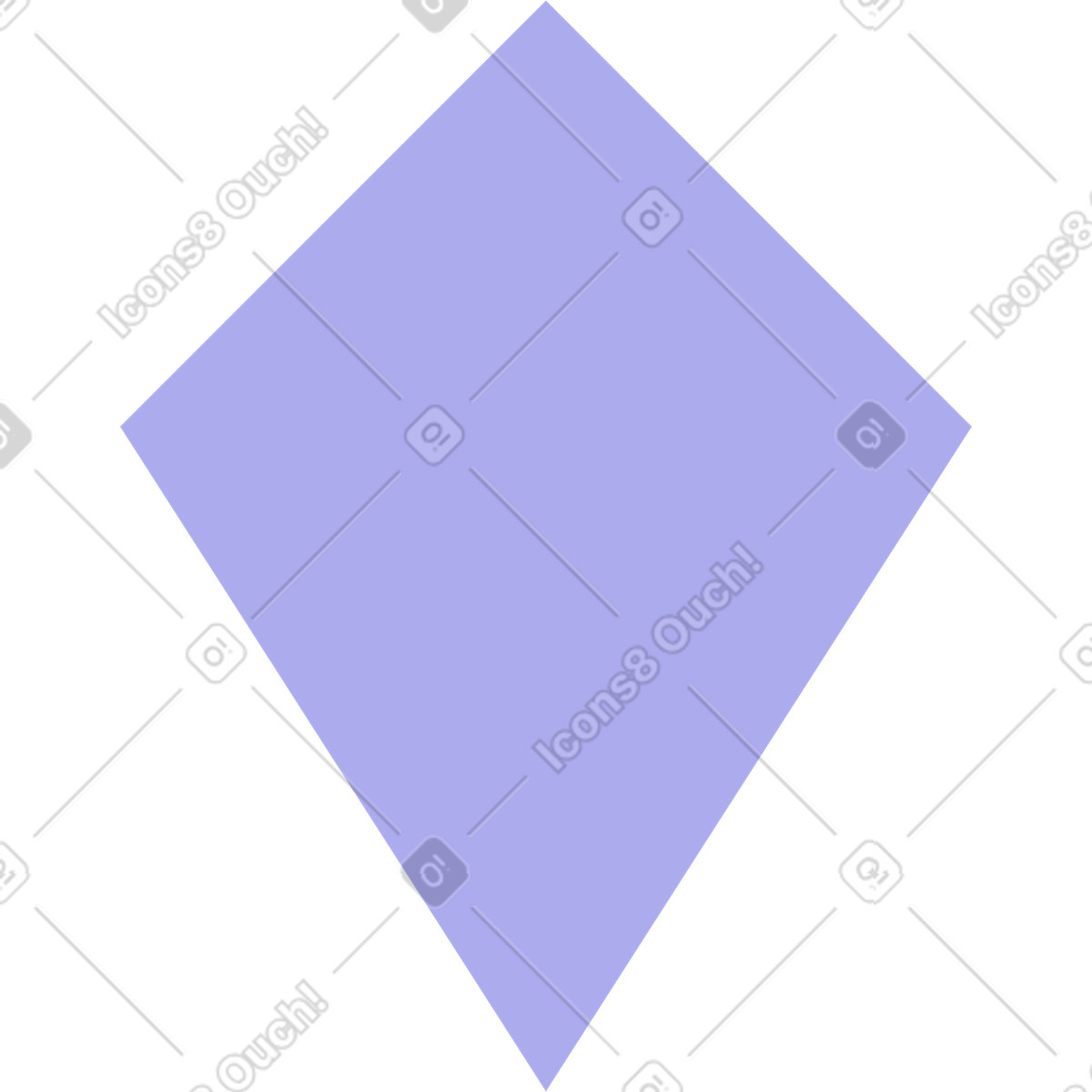 Ilustración Purple kite en estilo Pale a descargar en PNG y SVG