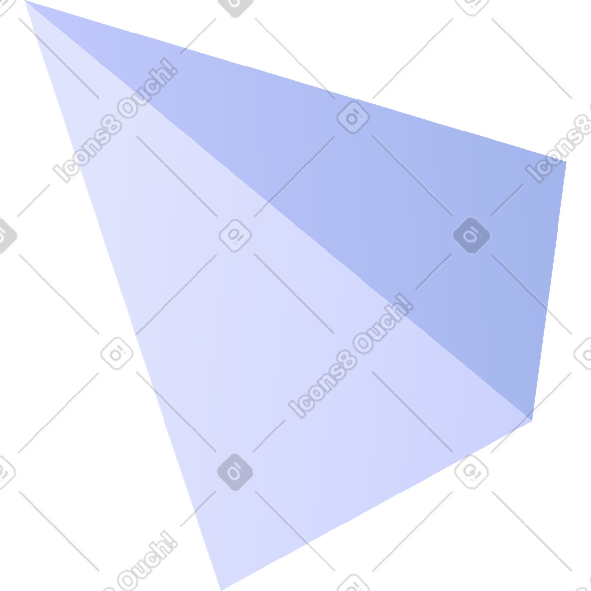 Illustration Pyramide dans le style Quantum à télécharger aux formats PNG, SVG