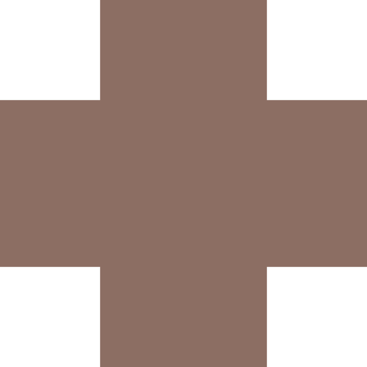 Illustration Cross brown dans le style Fogg à télécharger aux formats PNG, SVG