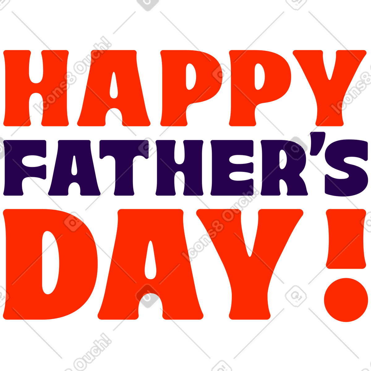 Scritta felice festa del papà! testo illustrazione in stile Lettering scarica in PNG, SVG