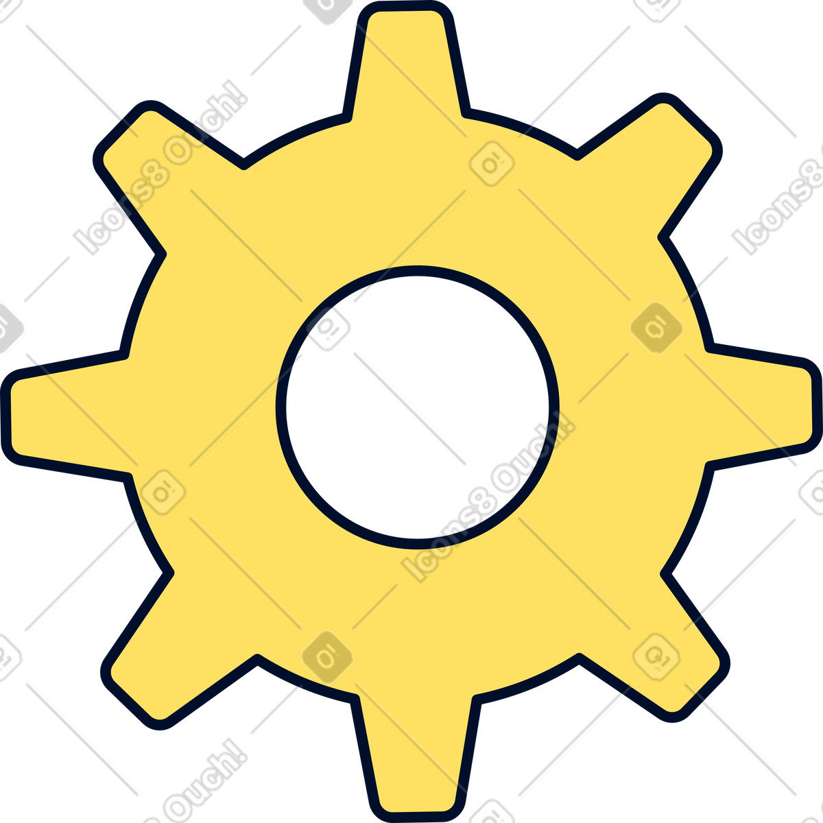 Ritzel-Illustration im Teal-Stil als Download in PNG, SVG