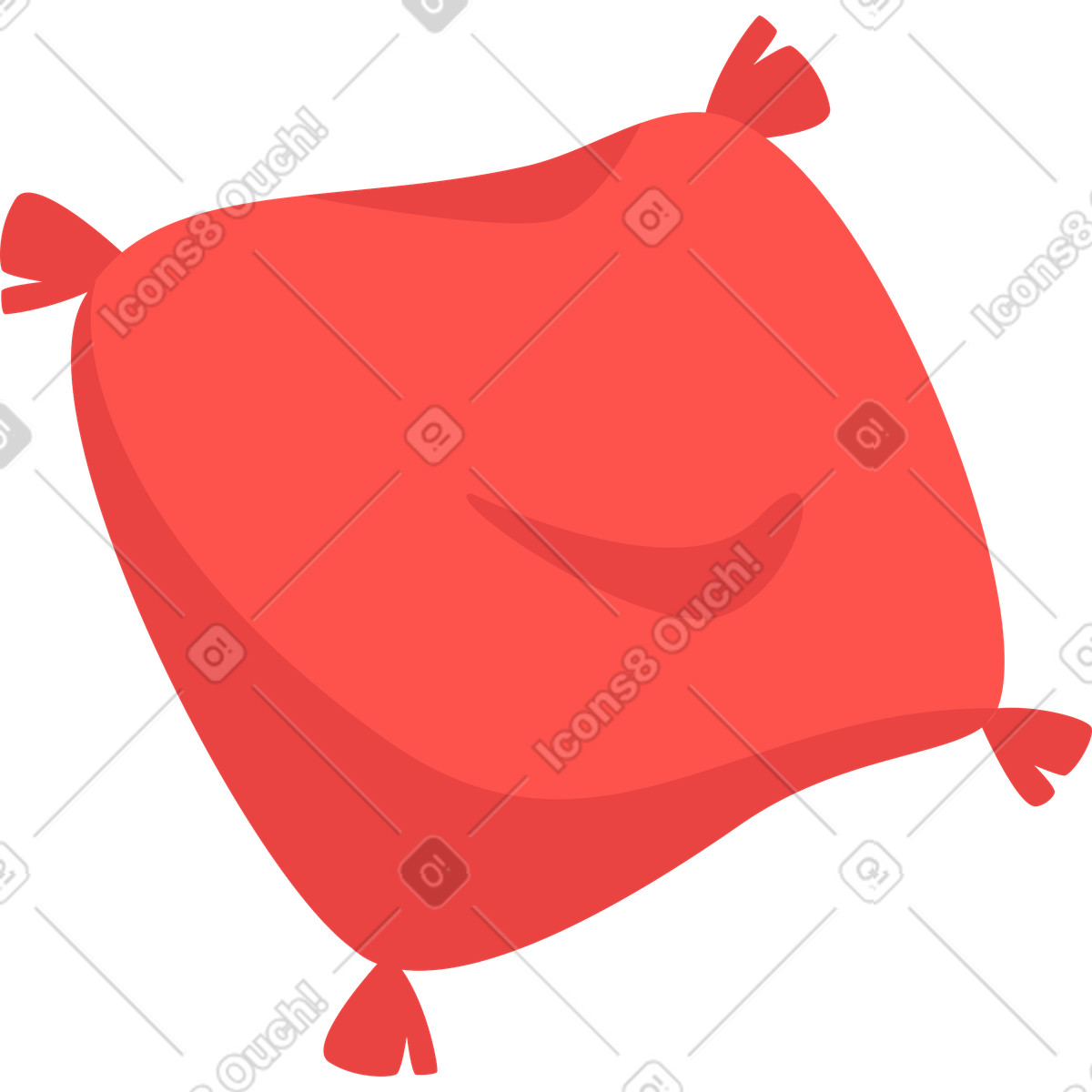 Ilustração de Almofada em no estilo Lagom para baixar em PNG, SVG