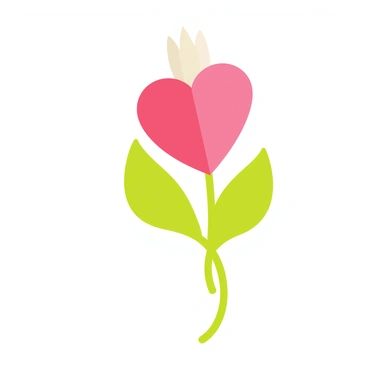 A single "bleeding heart flower" prominently displayed in the center of the image. The flower features "soft pink" petals that are gently curved and "white" tips, creating a delicate appearance. Green leaves surround the flower, providing contrast and enhancing its beauty. The background is softly blurred to ensure the focus remains on the flower, highlighting its intricate details and graceful form.
