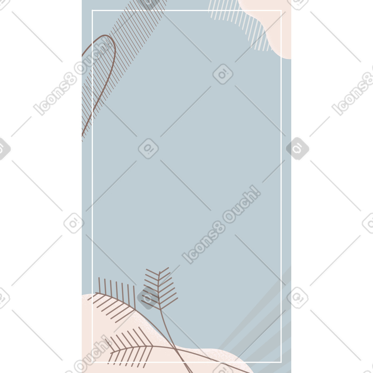 Illustration Fond avec des brindilles dans le style Experimental à télécharger aux formats PNG, SVG