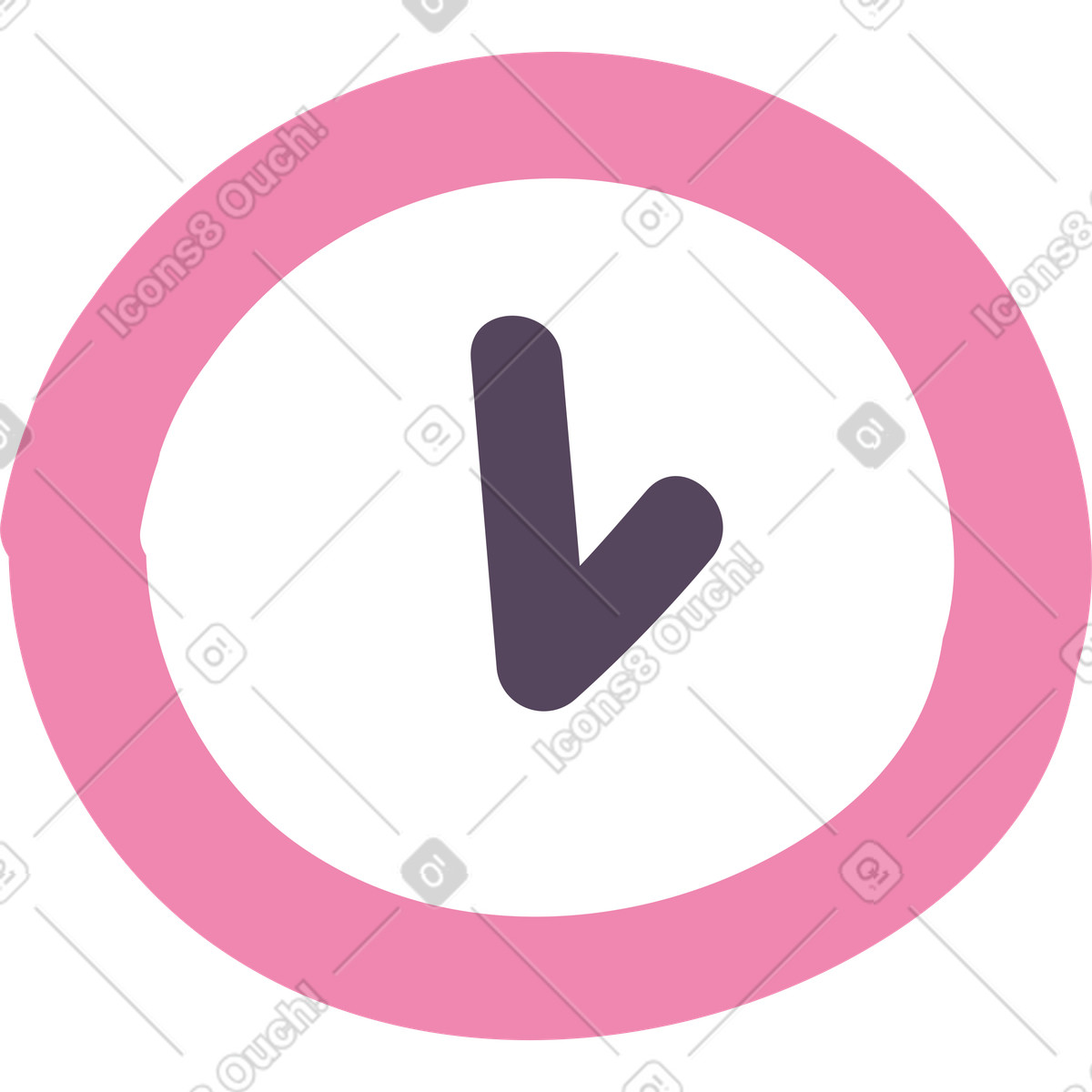 Pluto 스타일의 시계 일러스트레이션 PNG, SVG 다운로드