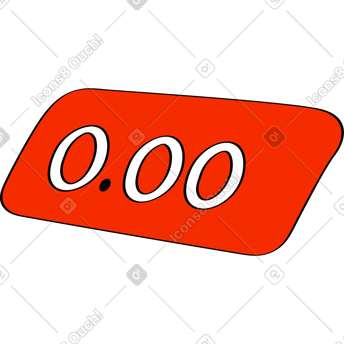 Illustration Chiffres à l'écran dans le style Looney télécharger aux formats PNG, SVG