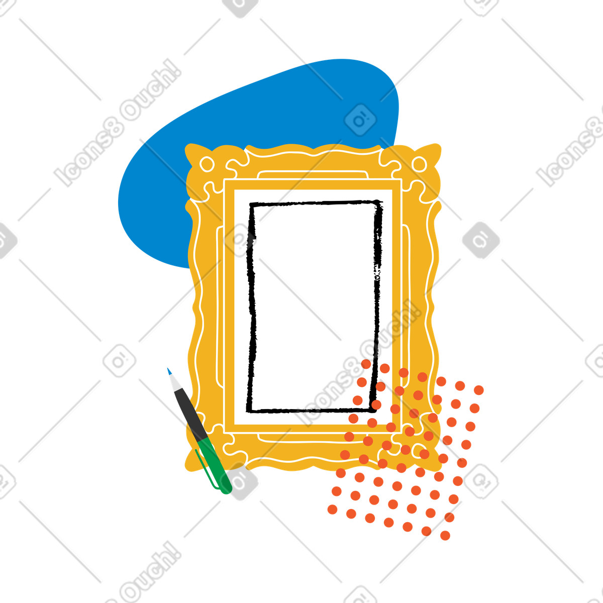 List is empty illustration in PNG, SVG