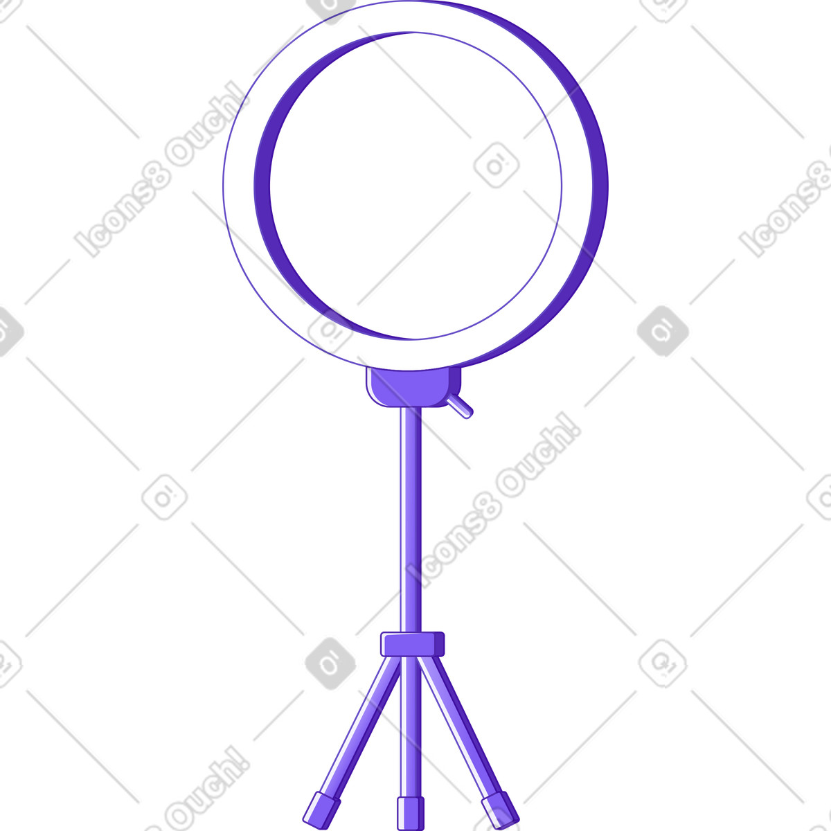 Illustration Lampe de photographie dans le style Rainbow à télécharger aux formats PNG, SVG