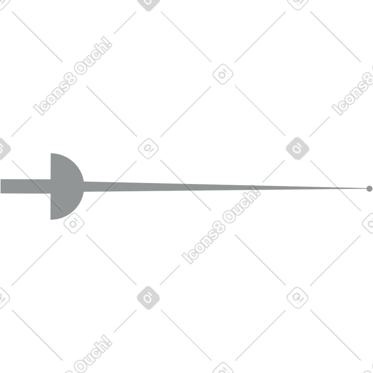 Illustration Sabre d'escrime dans le style Burgundy à télécharger aux formats PNG, SVG
