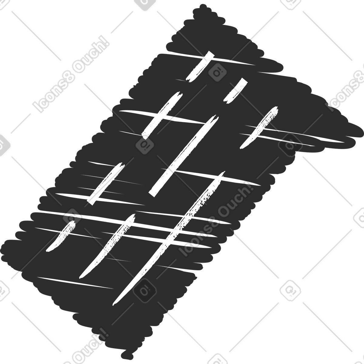 Bolla con testo illustrazione in stile Graphite scarica in PNG, SVG