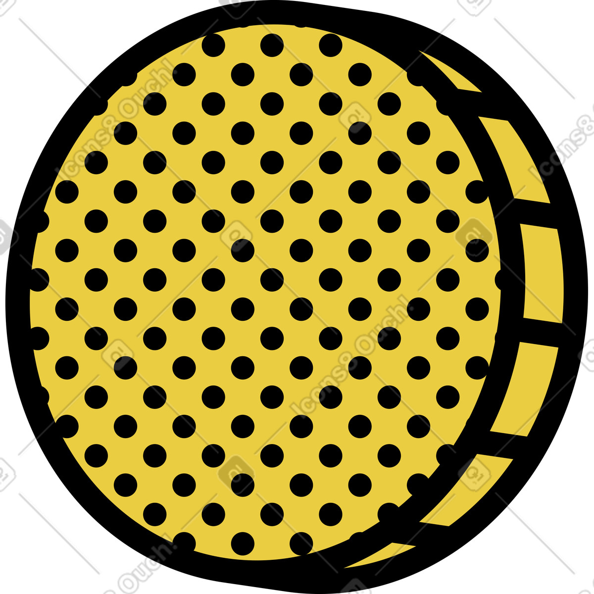 Memphis スタイルの Coin のイラストをPNG、SVG形式でダウンロード