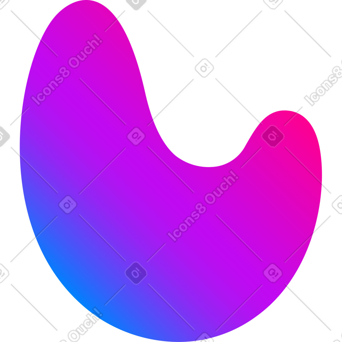 Shrubs illustration in Vibrant style download in PNG, SVG
