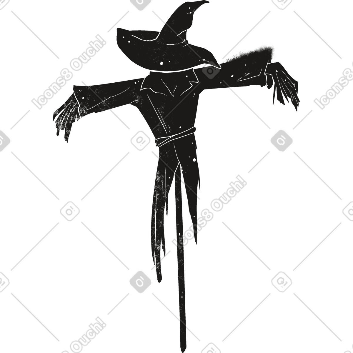 Mystery スタイルの Scarecrow のイラストをPNG、SVG形式でダウンロード