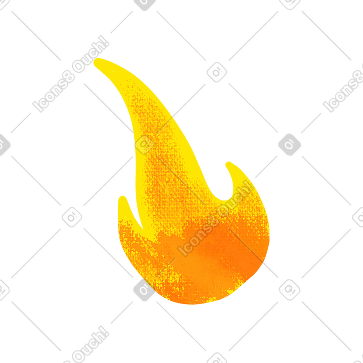 Illustration Flamme dans le style Energy à télécharger aux formats PNG, SVG